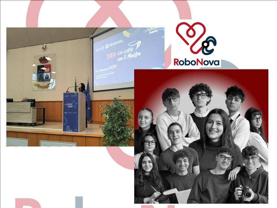 Il Team Robonova del Liceo Galilei protagonista nella Brochure ASOC 2025-2026