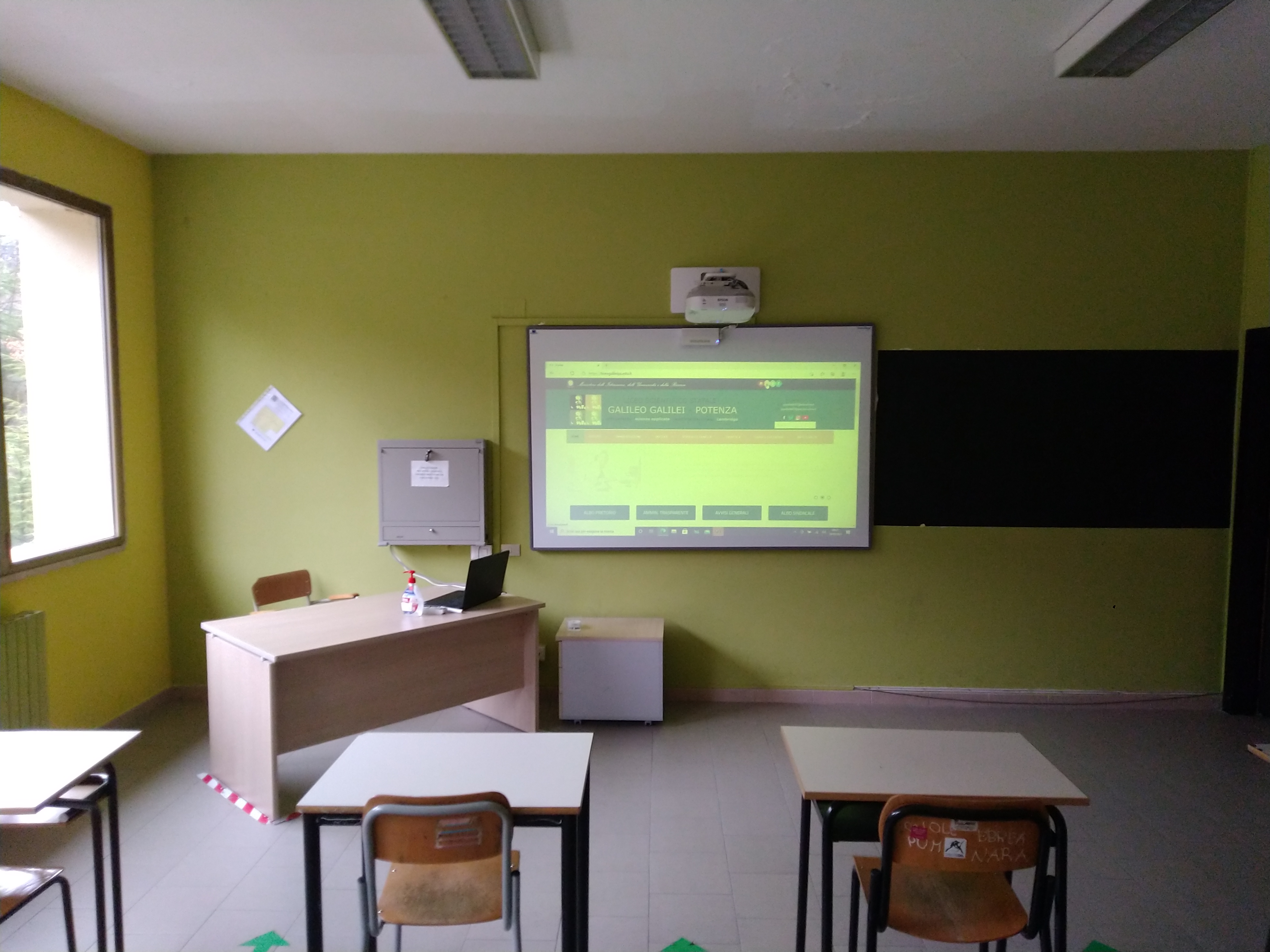 Aula con Lavagna Interattiva